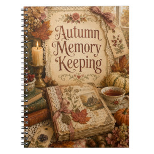 Autumn Memory Keeping Vintage Cottagecore Journal