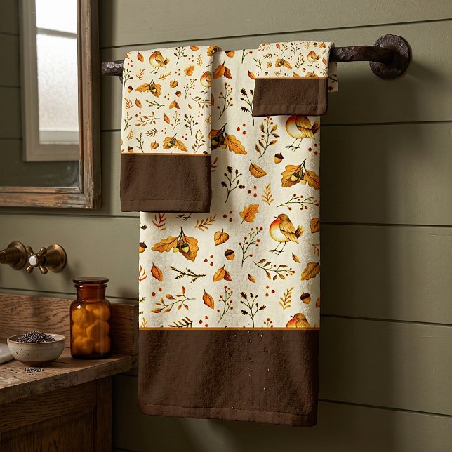 Autumn mix bath towel set (Creator Uploaded)