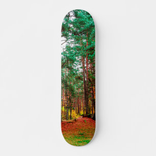 Autumn mixed forest skateboard