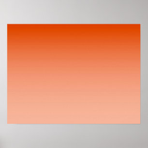 AUTUMN MOOD – Burnt Apricot light to deep Poster
