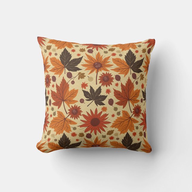 autumn mood pillow cushion (Front)