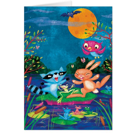 Autumn Moon Card