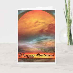 Autumn Moon Card