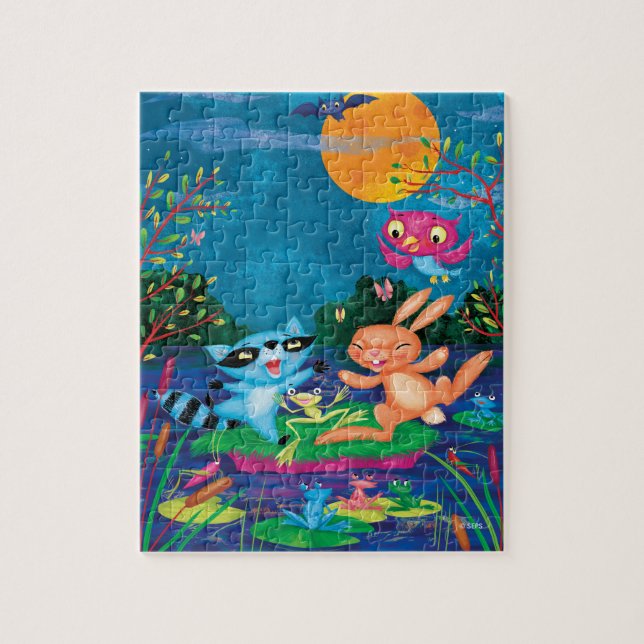 Autumn Moon Jigsaw Puzzle (Vertical)