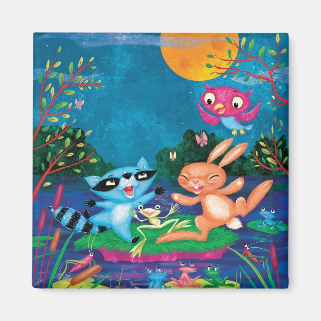 Autumn Moon Magnet (Front)