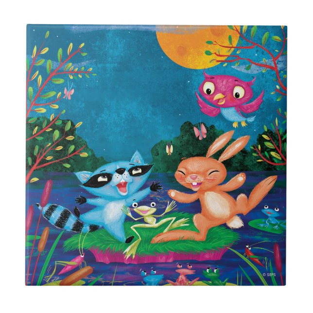 Autumn Moon Tile (Front)