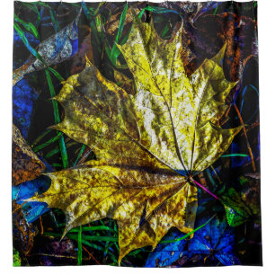 Autumn Morning Frost Shower Curtain