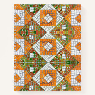 AUTUMN MOSAIC 8.5x11 Spiral Notebook
