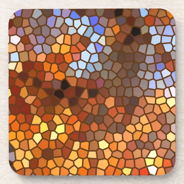 Autumn Mosaic Coasters (Front)