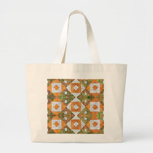 AUTUMN MOSAIC Jumbo Tote Bag