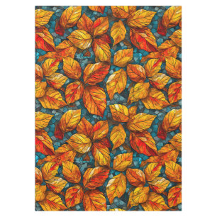 Autumn mosaic pattern tablecloth