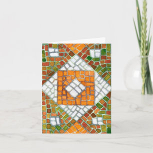AUTUMN MOSAIC Thanksgiving Note Card