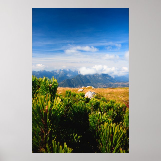 Autumn mountain scenery poster (Front)
