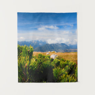 Autumn mountain scenery tapestry