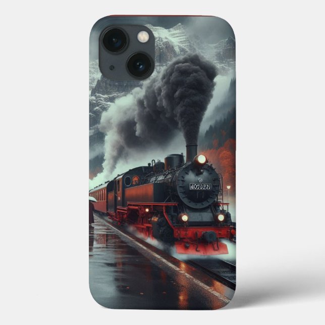 Autumn Mountain Train Journey Case-Mate iPhone Case (Back)