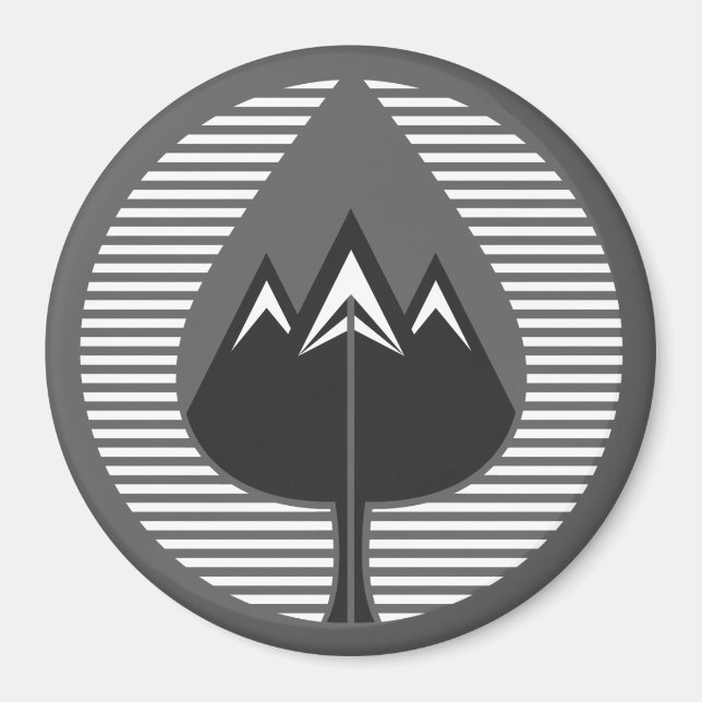 autumn mountains magnet (Front)