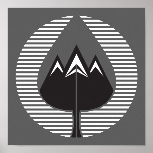 autumn mountains poster (Front)
