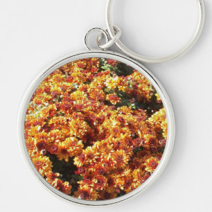Autumn Mums Key Ring