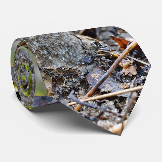 Autumn mushroom tie (Rolled)