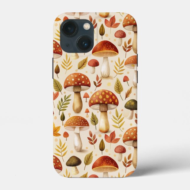 Autumn Mushrooms Case-Mate iPhone Case (Back)