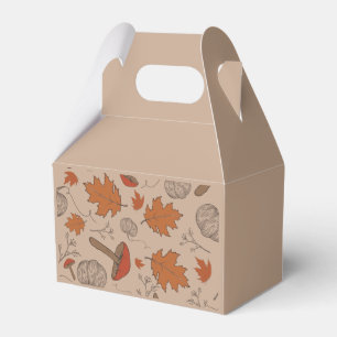 Autumn Mushrooms Favour Box