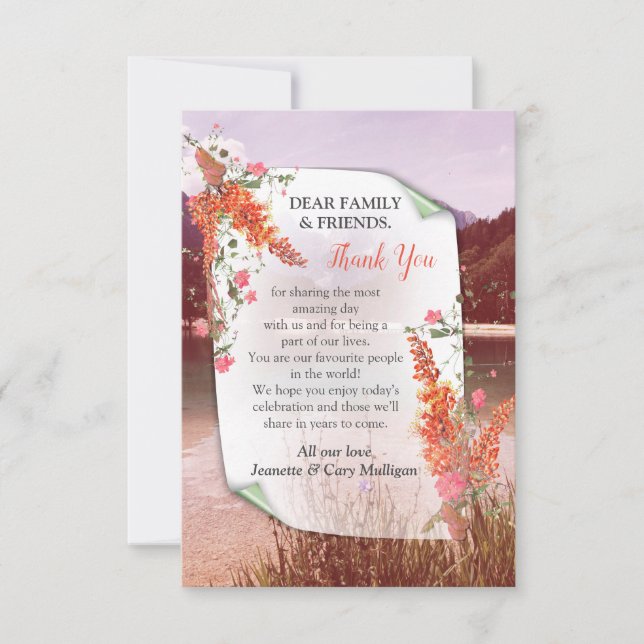 Autumn Neutral-toned Elegant Botanical theme  Card (Front)