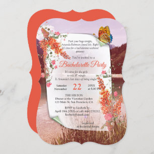 Autumn Neutral-toned Elegant Botanical theme Invitation