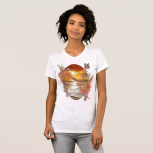 Autumn Neutral-toned Elegant Botanical theme T-Shirt
