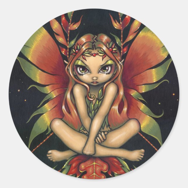 "Autumn Night Fairy" Sticker (Front)