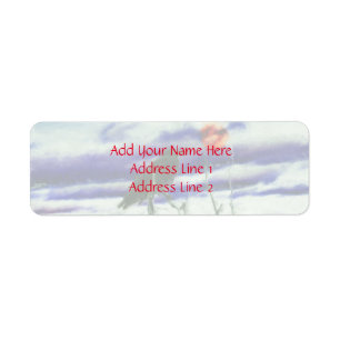 Autumn Night Return Address Label