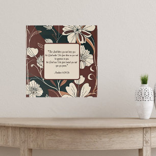 Autumn Noir Blossoms Blessing Customisable Poster