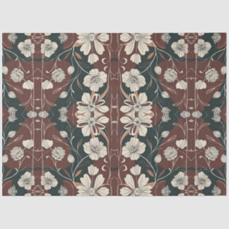 Autumn Noir Blossoms Decoupage Tissue Paper