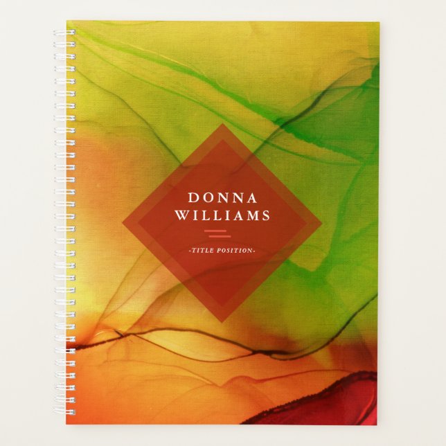 Autumn Odyssey flowing Ink Planner (Front)