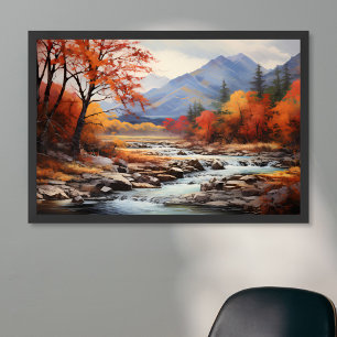 Autumn Oil Painting Poster