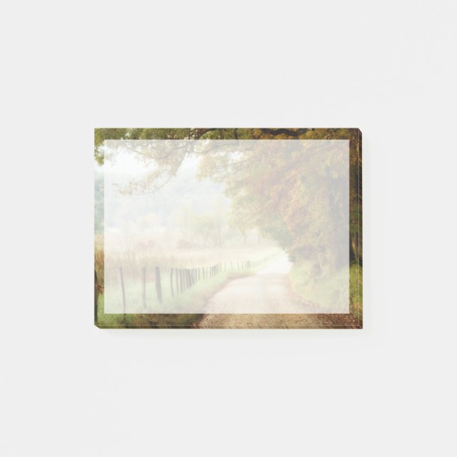 Autumn on a Country Road Post-it Notes (Front)