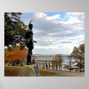 Autumn on Cole's Hill, Plymouth, MA - print