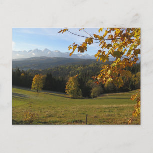 Autumn on Spisz Poster Postcard