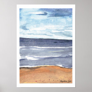 Autumn on the Baltic Sea Poster