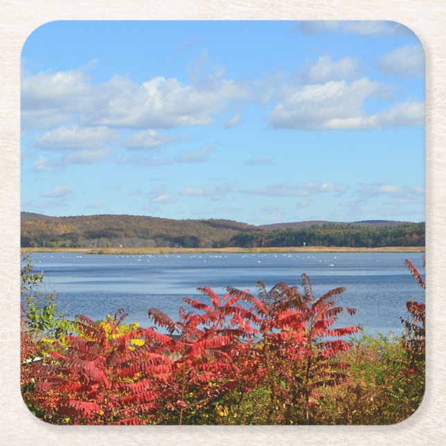 Autumn On The Connecticut River Coaster (Front)