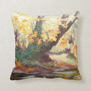 Autumn on the Darent 1999 Cushion