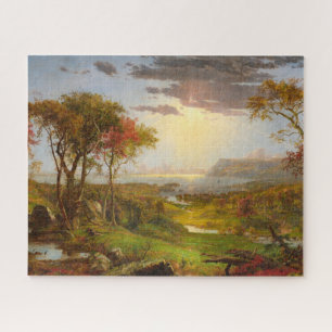 Autumn, On the Hudson River by Jasper F. Cropsey Jigsaw Puzzle