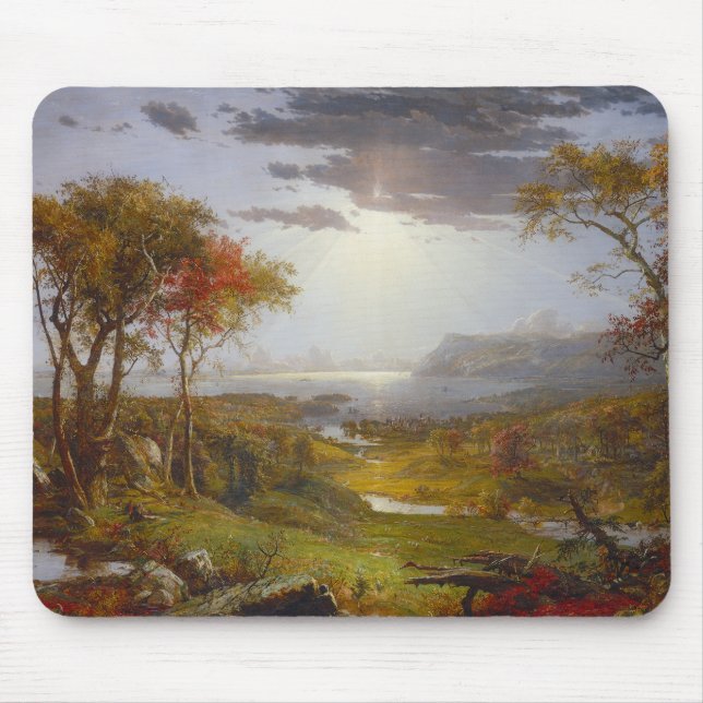 Autumn On the Hudson River Mouse Pad (Front)