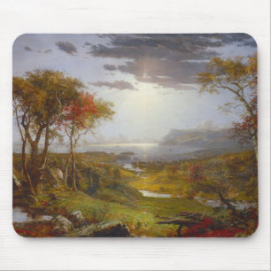 Autumn on the Hudson River (New York State) Mouse Pad