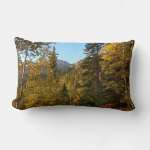 Autumn on the Trail to Dream Lake Lumbar Cushion