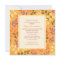 Autumn Orange Leaf Pattern Birthday