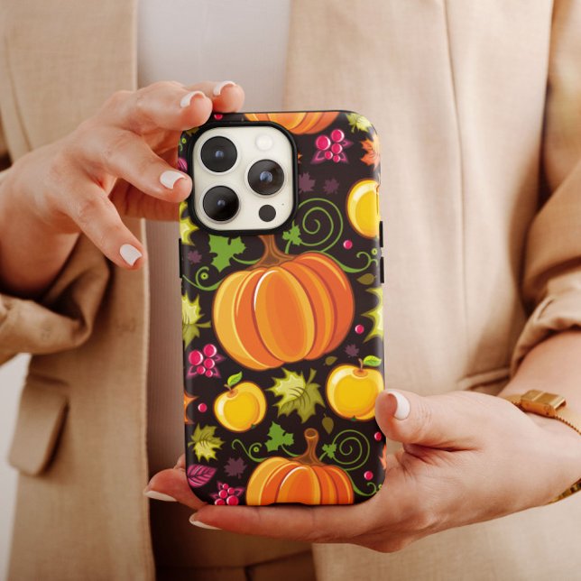 Autumn Orange Pumpkin iPhone Case-Mate Case-Mate iPhone Case (Creator Uploaded)