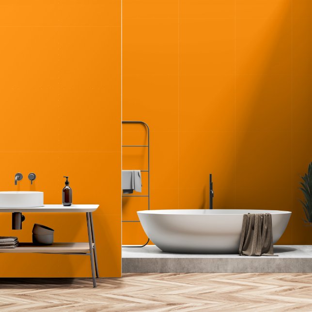 Autumn Orange  Wallpaper (Bathroom)