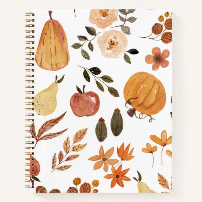 Autumn Orchard Aesthetic Notebook (Front)