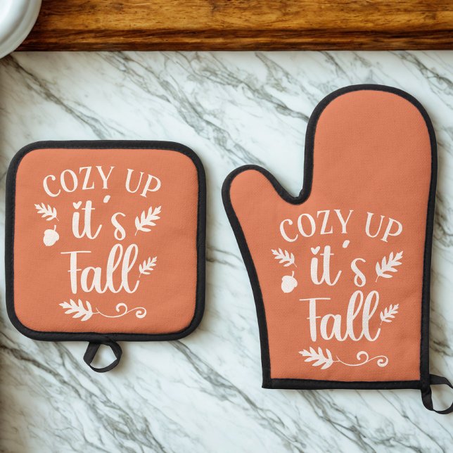 Autumn Oven Mitt & Pot Holder Set (Creator Uploaded)