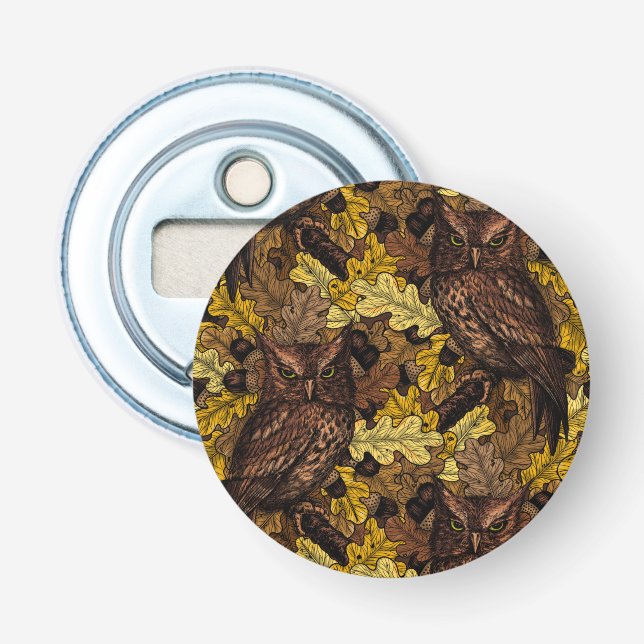 Autumn owls bottle opener (Front)